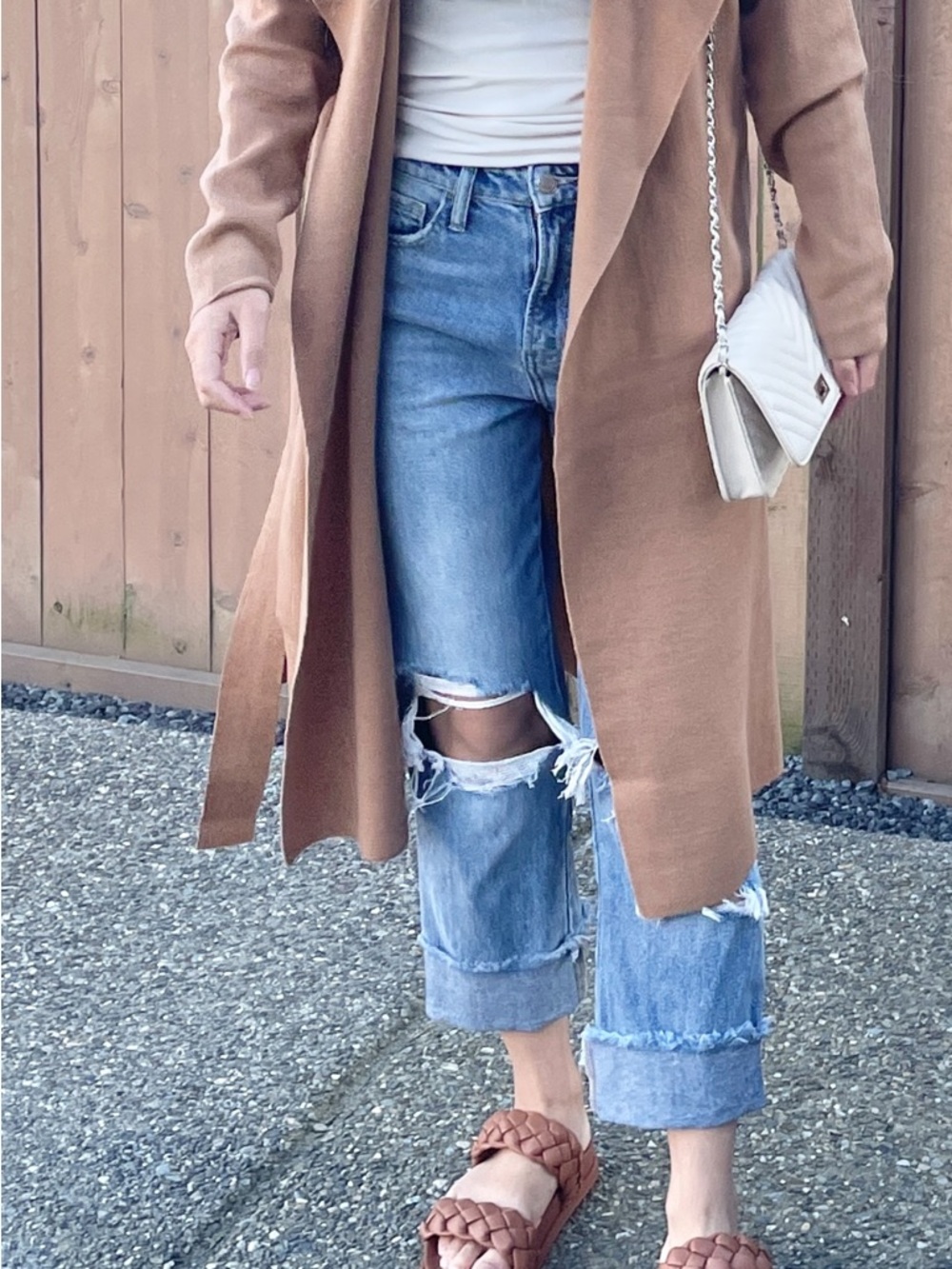 Heidi Distressed Straight Denim